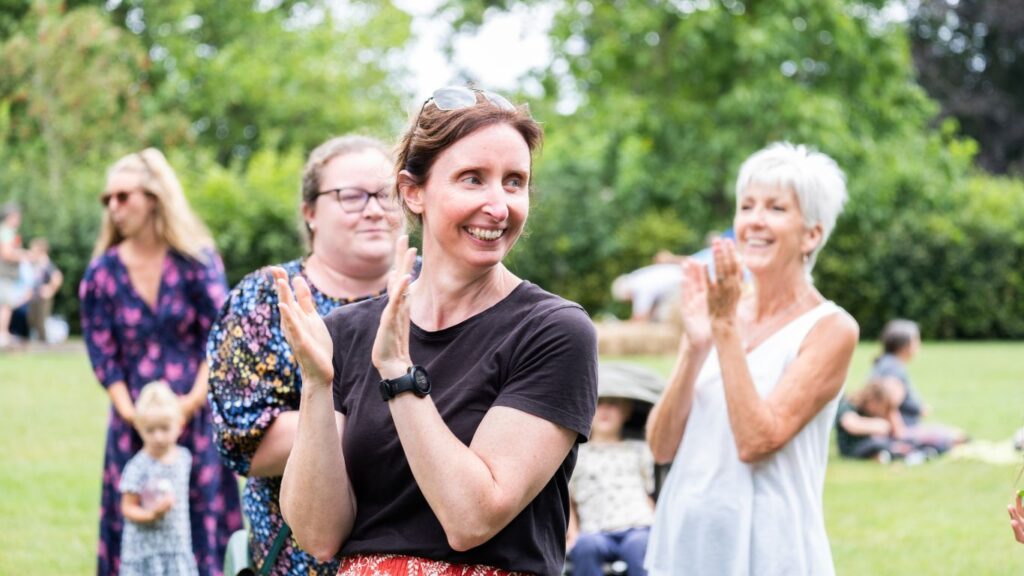 dancers at the ceilidh